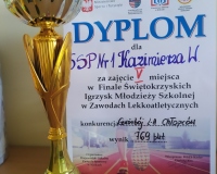 Finały wojewódzkie świętokrzyskich igrzysk młodzieży szkolnej w zawodach lekkoatletycznych- czwórbój chłopców