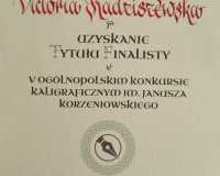 Kaligrafia finał 2022