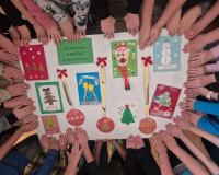 Sensoryczna Kartka Bożonarodzeniowa