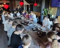 Walentynkowe warsztaty pizzy klasy 3c