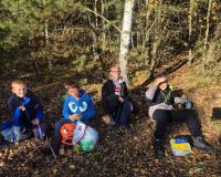 Wyprawa klasy 3a do lasu