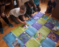 Zajęcia z robotami w klasie 3a