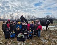 Zimowy kulig klasy 3a