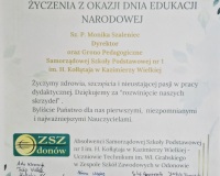 Życzenia od absolwentów 
