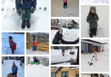 Weekendowe  zabawy na na śniegu 1c