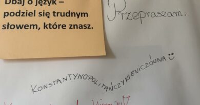Tydzień Kultury Języka w naszej szkole