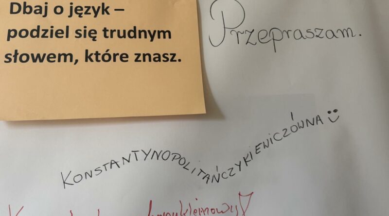 Tydzień Kultury Języka w naszej szkole
